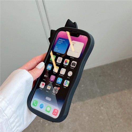 Pink Love Heart Bowknot 3D Silicone Case for iPhone 8 11 12 13 14 15 16 Pro Max - Picture 4 of 16
