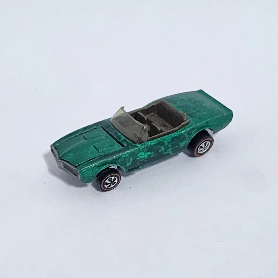 Hot Wheels Redline Custom Firebird Green 1968 Sweet 16 Made In United States - Image 3 of 4