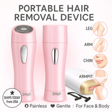 Mini Depiladora Electrica Depilador Facial Corporal Removedor de Pelos Bikini US