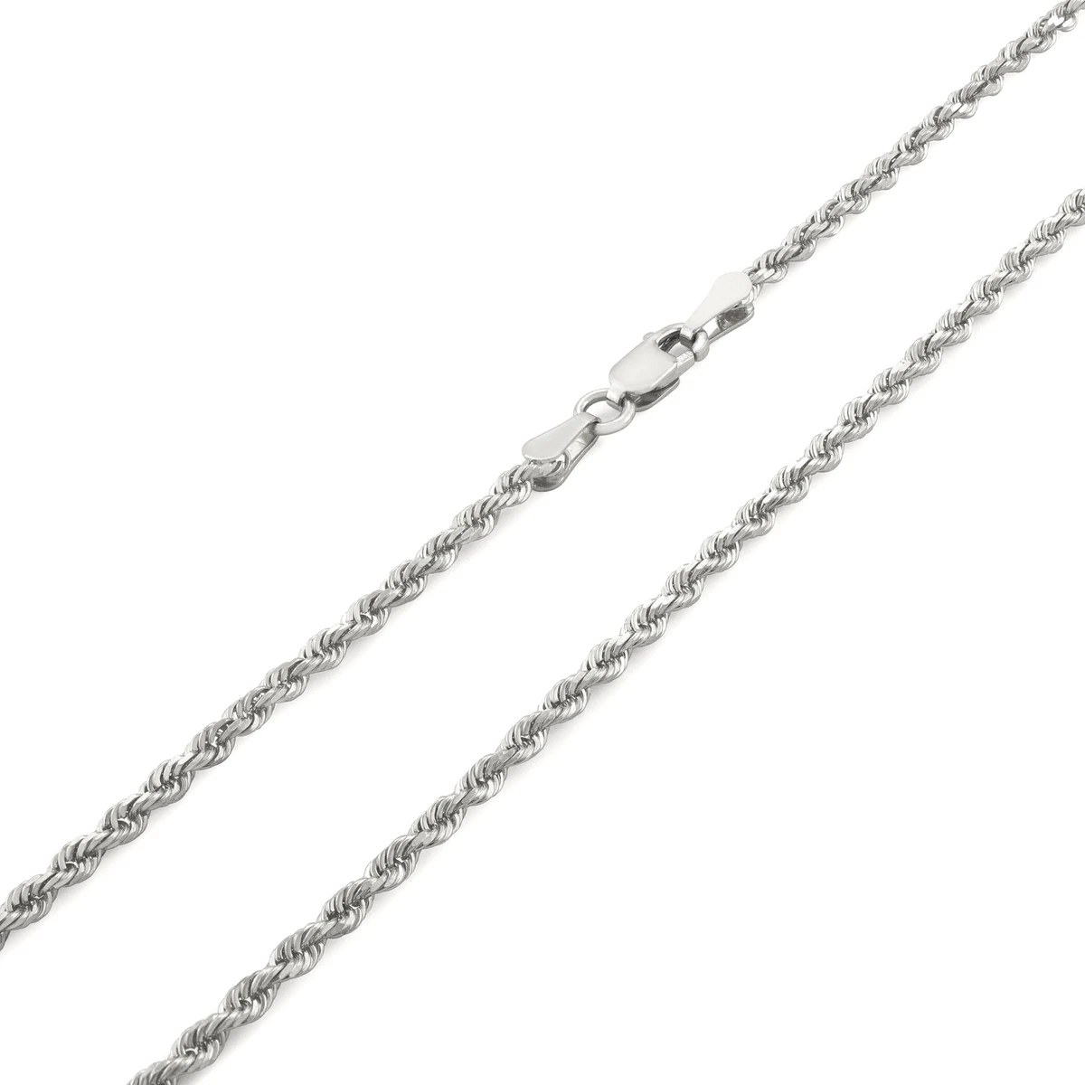 2MM Stainless steel chain necklace, Thin cable chain necklace for women  men, Silver chains for necklace alone or pendant addition, 16-30 inch