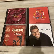 Disney 4 CD LOT It's A Small World Nathan Pacheco Best  Of Country Classic Vol.1
