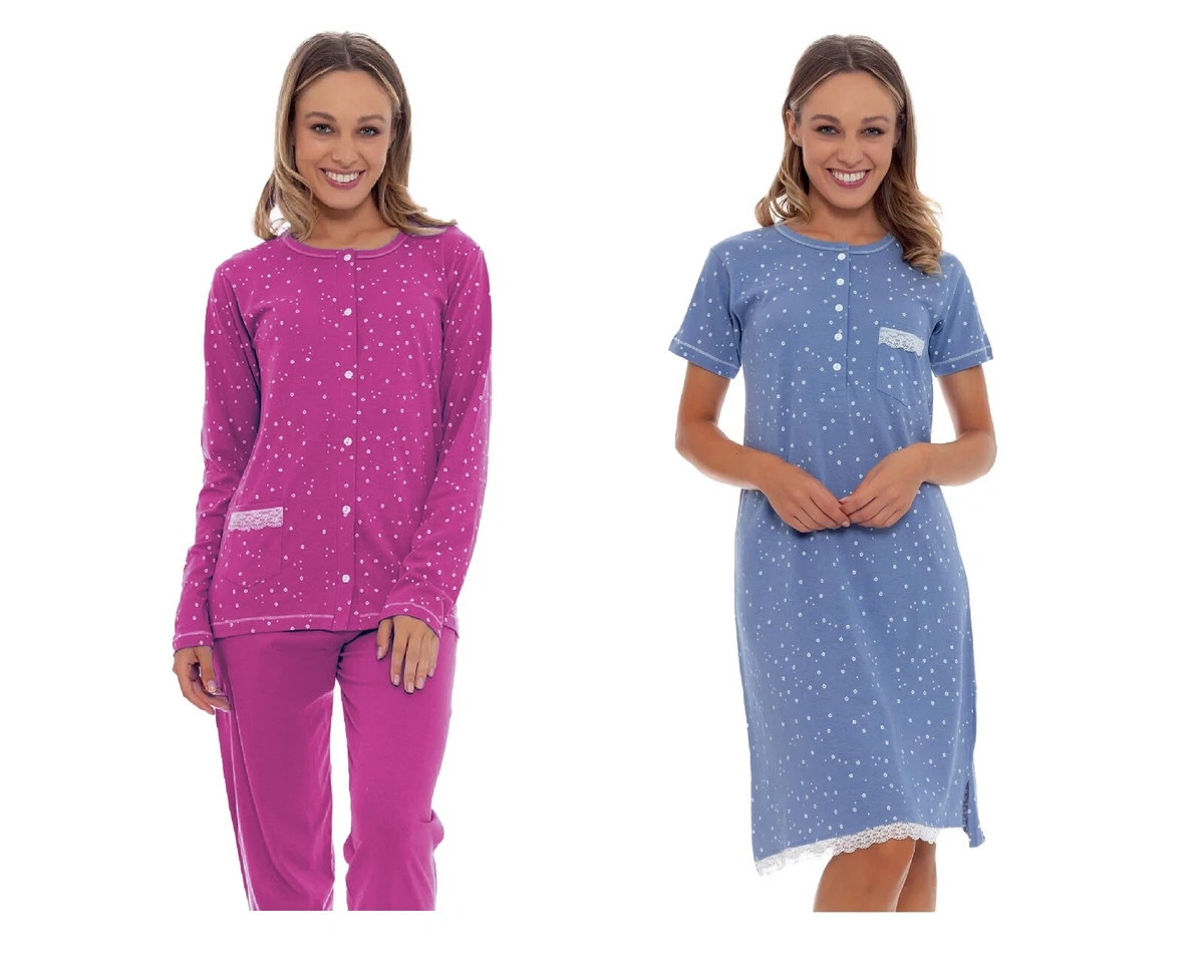 Camicia Da Notte Donna In Cotone E Lino - Pigiama Estivo