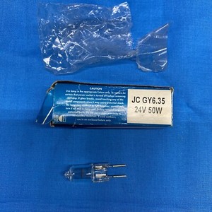 HIKARI HALOGEN LAMPS JC GY6.35 24V 50W BULB 2 PIN LENGTH: 1-1/2IN.