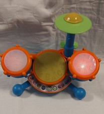 VTech KidiBeats Drum Set 3 drum pads  cymbal 2 to 5 years no sticks tested