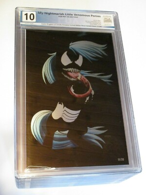 MY NIGHTMARISH LITTLE VENOMISH PONIES 11/20 COMIC KINGDOM METAL COVER PGX 10.0