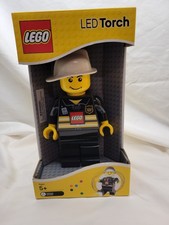 Nib -lego Santoki City Firefighter Led Torch Collectable - Retired Very Rare