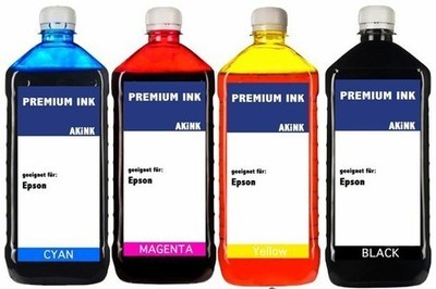 Akink Druckertinte Tinte für EPSON Ecotank ET-2951 - 4x 100 ml