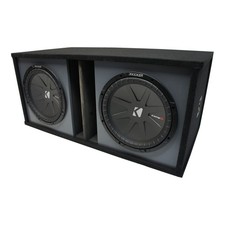 Universal Car Stereo Paintable Ported Dual 15" Kicker CompR CWR15 Sub Box 2 Ohm