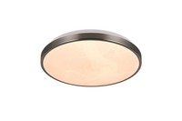 Trio Led-Deckenleuchte Fena Ø38,5 Cm Nickel Matt Dip-Switch Deckenlampen