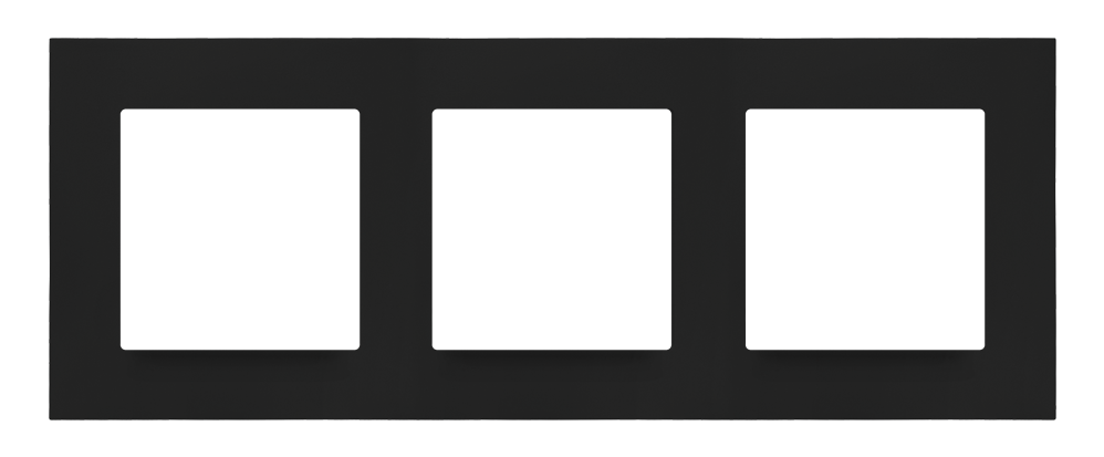 55 MATTE BLACK FRAMES 3X LINE 55 TR3/149