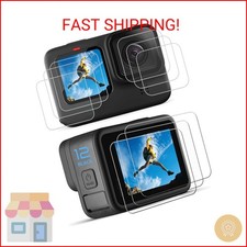 PCTC 9PCS Hero 12 11 10 9 Screen Protector Compatible with Go Pro Hero 12/Hero 1