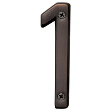 Hy-Ko™ 4" Old World Bronze Number 1 (3 pcs.)