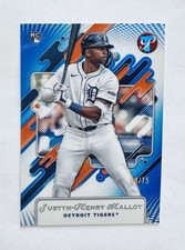 JUSTIN-HENRY MALLOY (#D/75) 2025 Topps Pristine Blue #21 Detroit Tigers