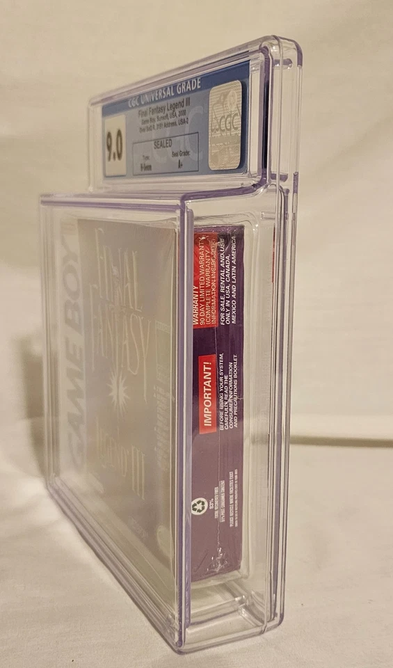 Nintendo Game Boy Final Fantasy Legend III (3) Sunsoft CGC 9.0 A+ Seal - Image 3 of 4