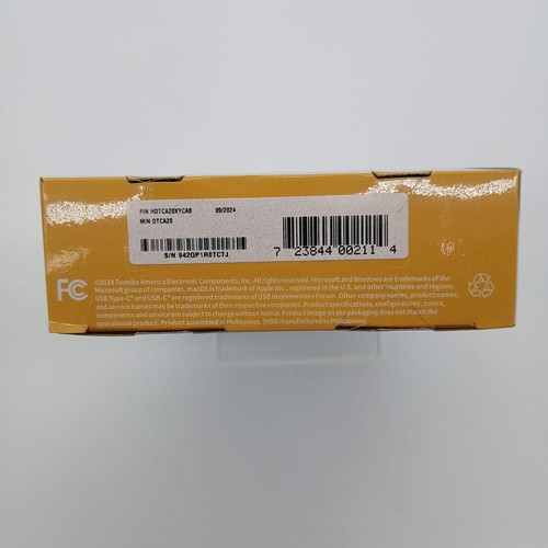 New Toshiba 2.5" Canvio Advance + 2TB USB 3.2 Gen 1 HDD DTCA20 - Photo 5/5