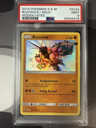 Buzzwole graded PSA 9 for sale on eBay
