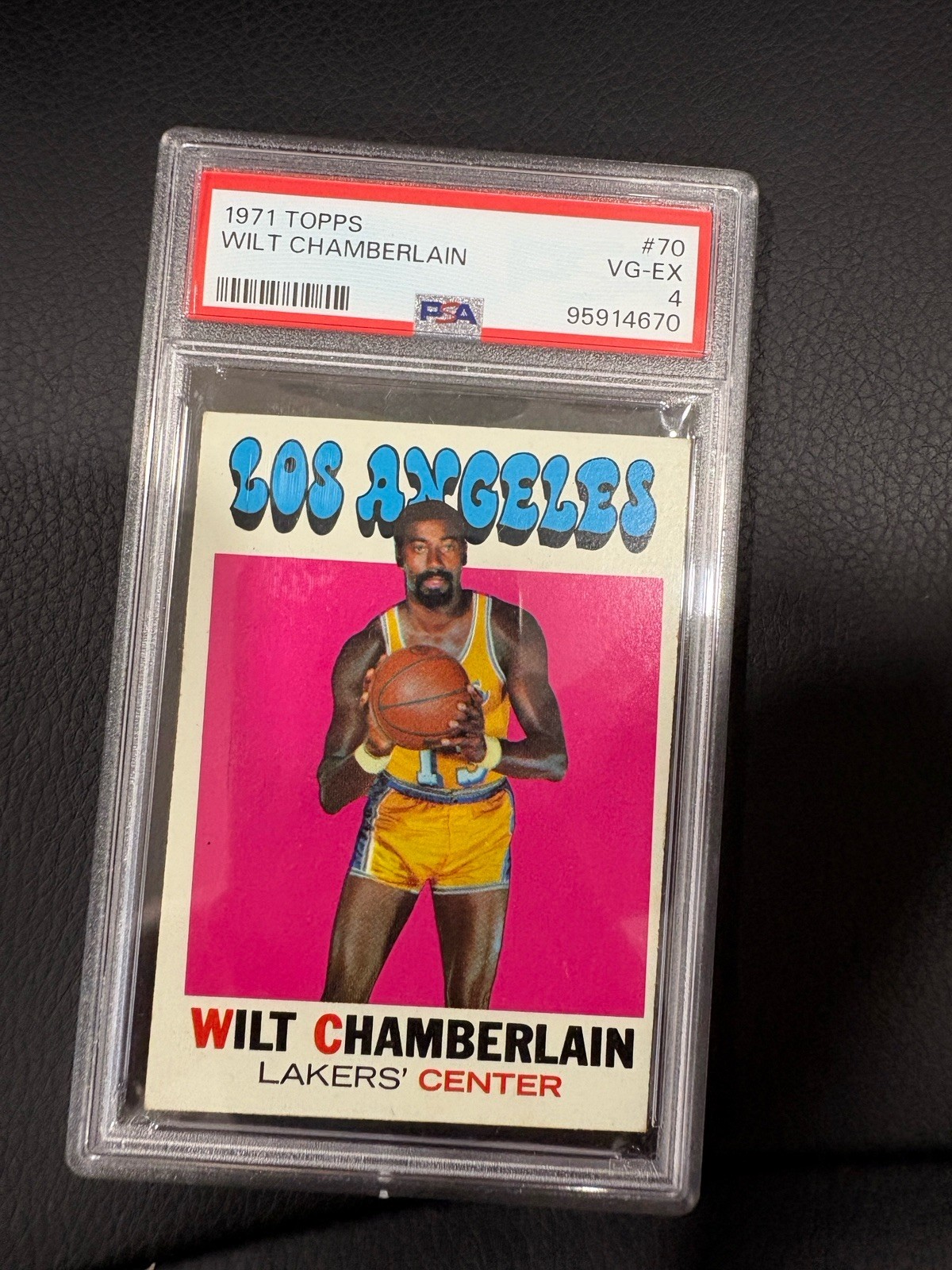 1971 Topps # 70 - Wilt Chamberlain [PSA 4] view 4