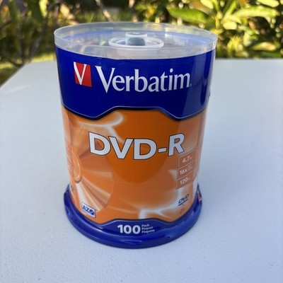 Verbatim AZO DVD-R 4.7GB 16X with Branded Surface - Pack of 100