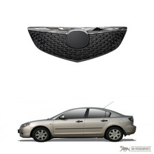 Kühlergrill Kühlergitter Grill chrom passt für Mazda 3 BK Baujahr 2003-2007