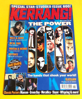 Kerrang! 800 May 6 2000 - Nine Inch Nails, Skunk Anansie, Pantera, Incubus