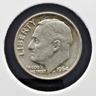 1964-P Roosevelt Dime 90% Silver US Mint Philadelphia