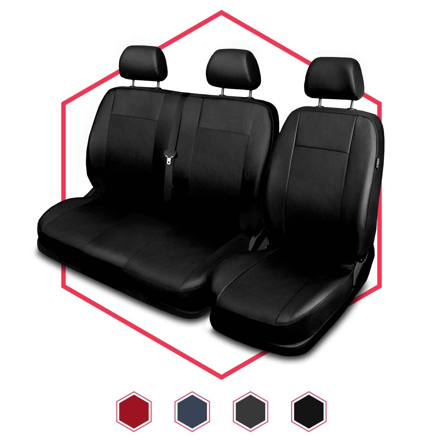 Autositzbezüge Universal Schonbezüge PKW Transporter 1+2 BUS für Ford Transit