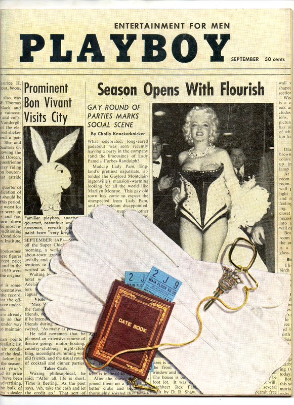 PLAYBOY SEPTEMBER 1955.  MARILYN MONROE COVER + INSIDE. FULL CENTERFOLD NO RUST