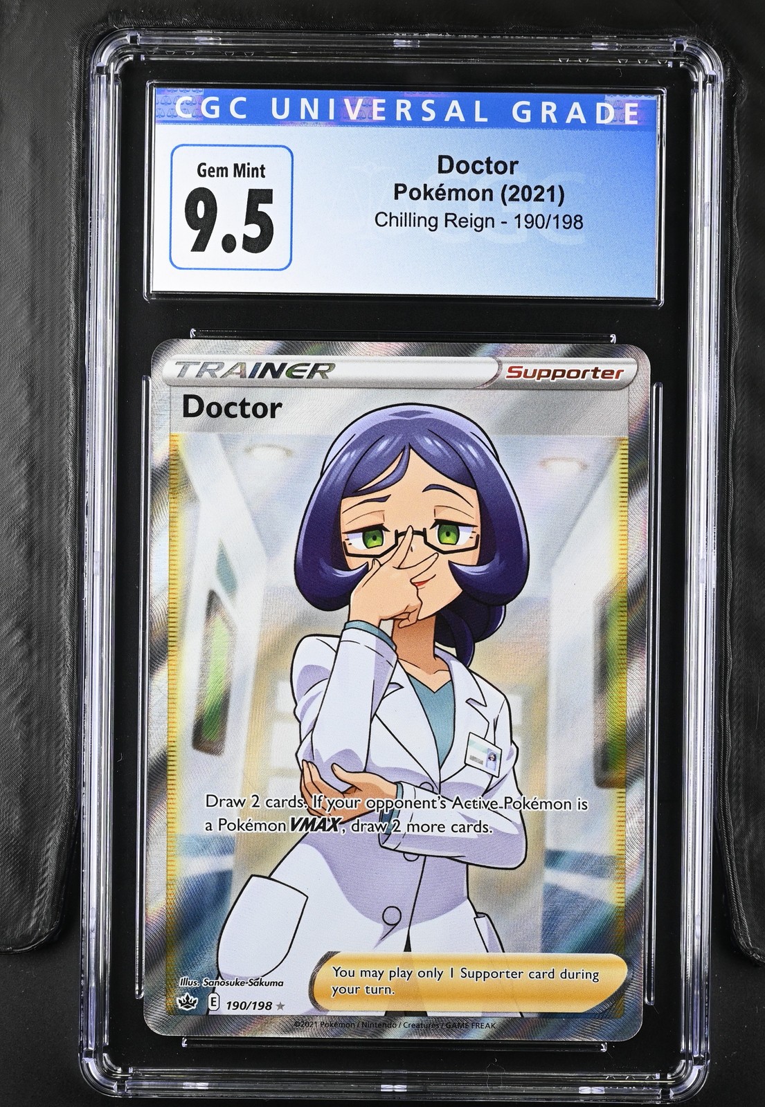 2021 Chilling Reign #190/198 Doctor CGC 9.5