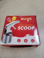 Ice Cream Scoop - Stainless Steel, Old Time Cylindrical Design