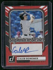 Panini 2026 Donruss CALEB BONEMER Signature Series Auto Red /99