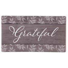 J V TEXTILES Grateful Kitchen Runner Rug 18x30 Non Slip Anti-Fatigue Mat