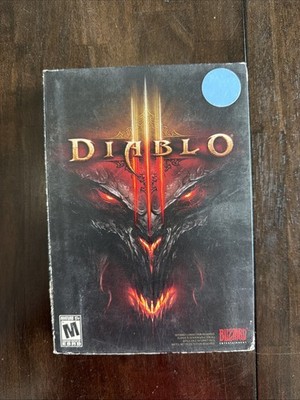 Diablo III 3 PC Windows Mac DVDCD Rom 2012 Big Box Blizzard Complete Notepad CIB