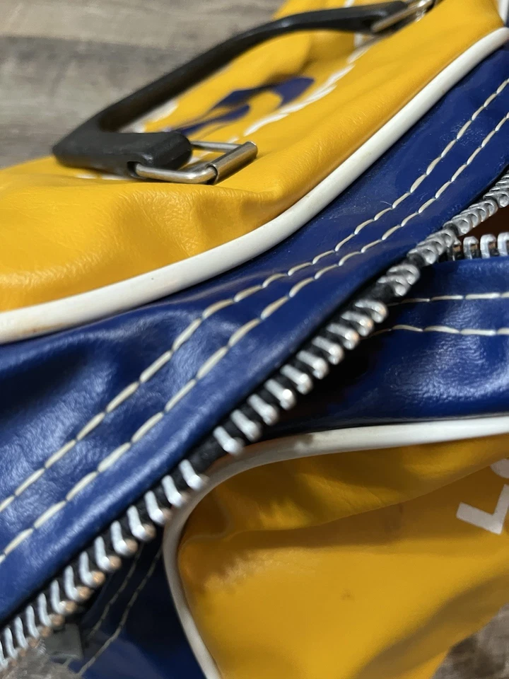 Bolso de Viaje Vintage Años 70 Oficial NFL Los Angeles Rams Gimnasio Foto 2 de 4