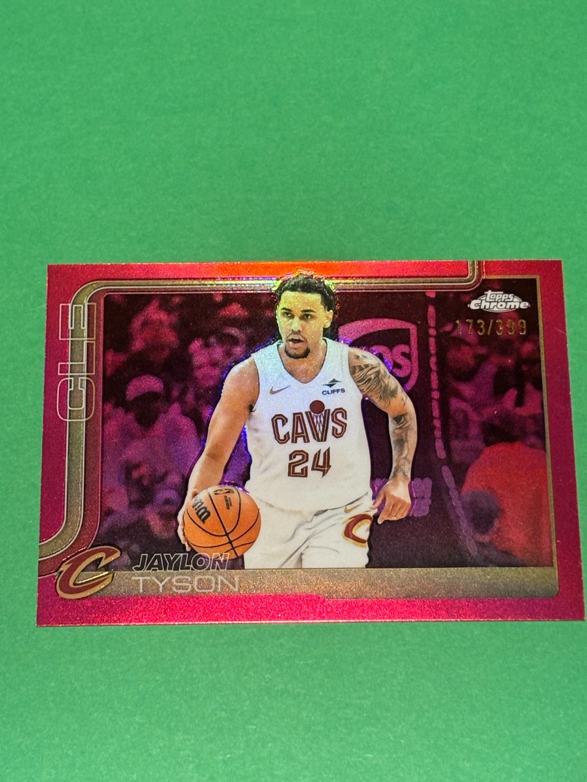 2025-26 Topps Chrome - Jaylon Tyson #50 Magenta Refractor /399