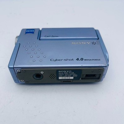 Sony Cyber-shot DSC-F77A Blue 4.0MP Compact Digital Camera Used