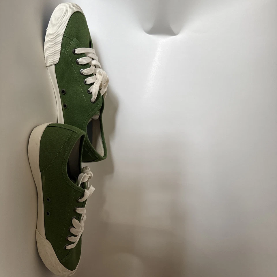 SeaVees Womens Monterey Recycled Cotton Canvas Sneaker Shoes 6 Classic Cactus Foto 3 de 4