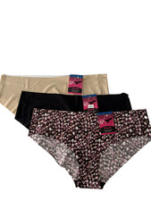 NEW Maidenform 3 Pairs Comfort Devotion Hipsters XL/8 Multi-Color DMLCHP