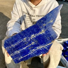 7.5LB Natural Stone Lapis Lazuli Freeform Polished Crystal Mineral Specimen