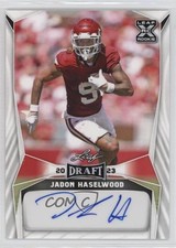 2023 Leaf Draft Auto Jadon Haselwood #BA-JH1 Auto un2
