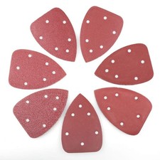 Ryobi Sanding Pads 70PCS 6 Hole Triangle Sanding Pads 3-7/8"x5-1/2" Sandpaper