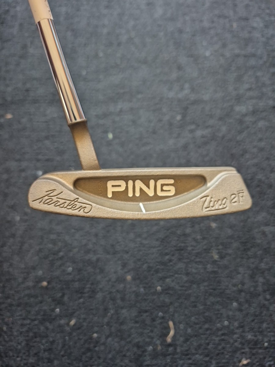 Putter Ping Karsten Zing 2F Isoforce - Insert Pixel Feuille - Bronze Manganèse - Droitier - Occasion Bon état