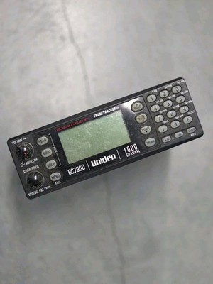 Tested Working UNIDEN BC796D Bearcat TrunkTracker IV 1000 channel scanner
