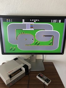 Super Sprint Nintendo Entertainment System NES 1991 TENGEN Official Racing Works