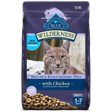 Blue Buffalo Wilderness Cat Food High Protein Chicken Adult Dry 12 lb Bag