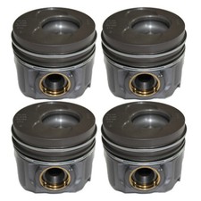 MAHLE 4x Kolben Kolbensatz für Opel Renault Vivaro Kasten F7 1.9 DTi J7 F9 J9