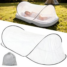 Pop Up Mosquito Net Tent Foldable Bed Mesh with Storage Bag Camping Travel Patio
