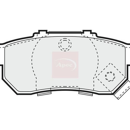 For HONDA JAZZ IV GK 2013 on BRAKE PADS (REAR) (R90) PAD1009