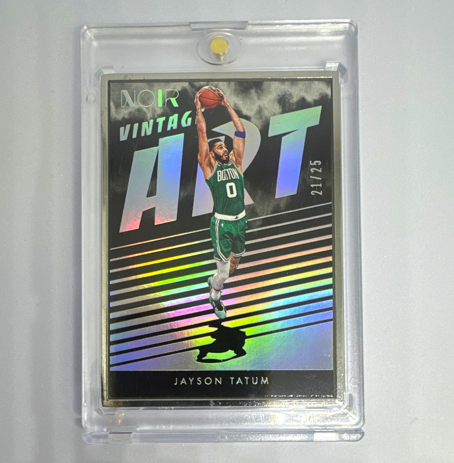 Panini Noir Basketball 2023-24 Jayson Tatum Vintage Art /25 #286 Celtics