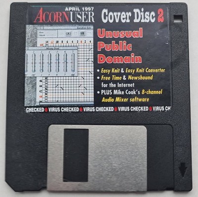 April 1997 Acorn User Cover Disc 2 - Unusual Public Domain + more RISC OS