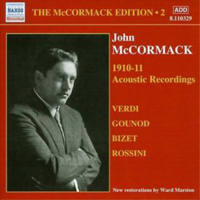 John McCormack Mccormack Edition 2, The: 1910 - 11 Acoustic Rec (CD) (US IMPORT)